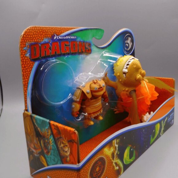 FISHLEGS & MEATLUG - HOW TO TRAIN YOUR DRAGON DREAMWORKS SPIN MASTER NEW - Picture 2 of 4
